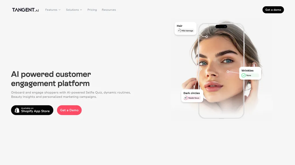 tangent.ai 官网截图