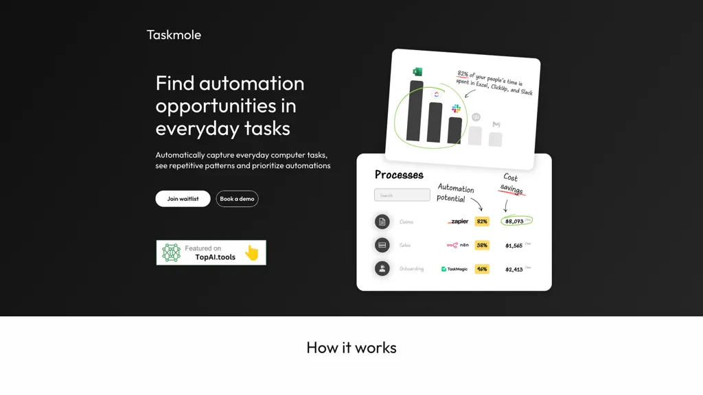 Taskmole 官网截图