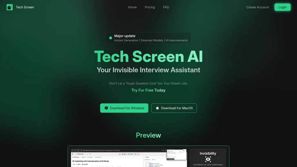 TechScreen 工具截图