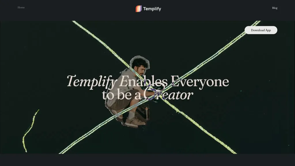 Templify 官网截图