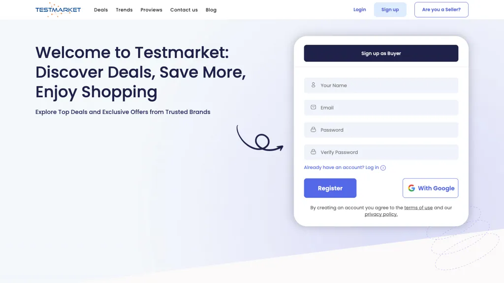 Testmarket Analytics INC 工具截图