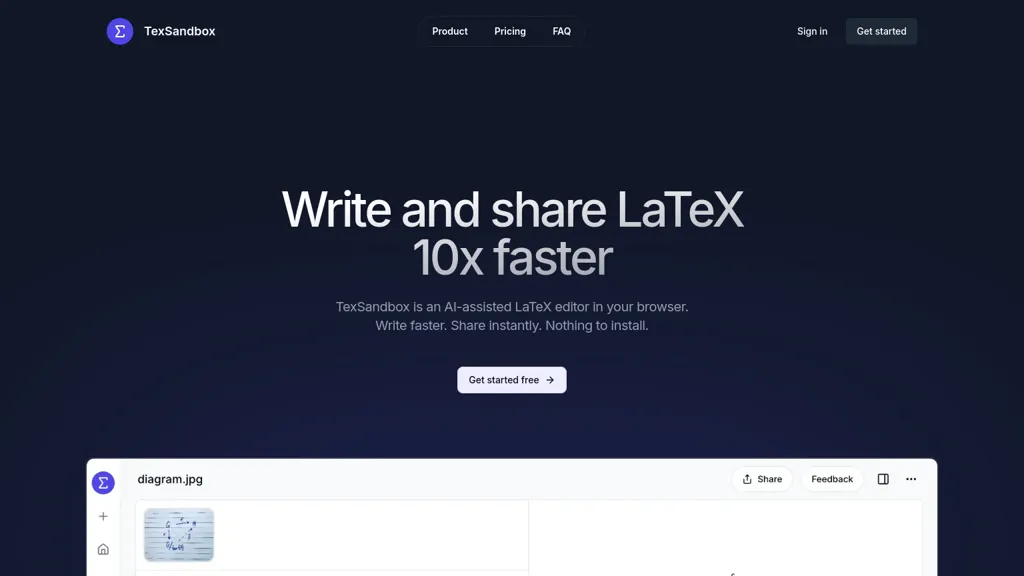 TexSandbox 工具截图