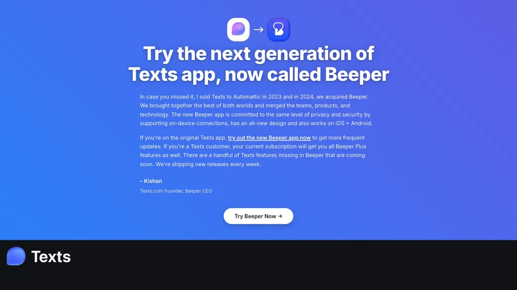 texts.com 官网截图