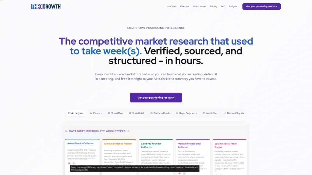THEO: Your-Context-Powered AI 官网截图