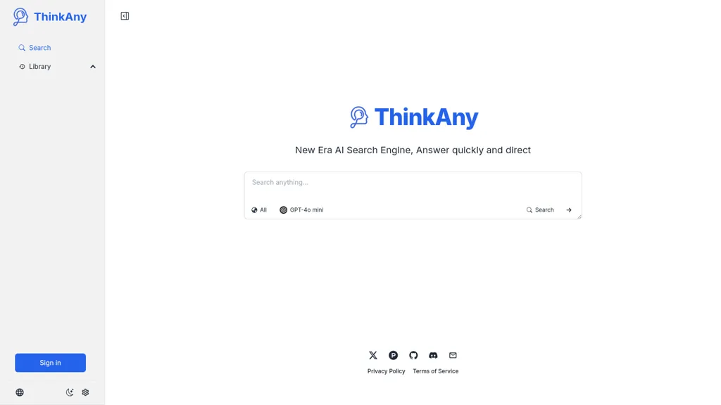 ThinkAny 工具截图
