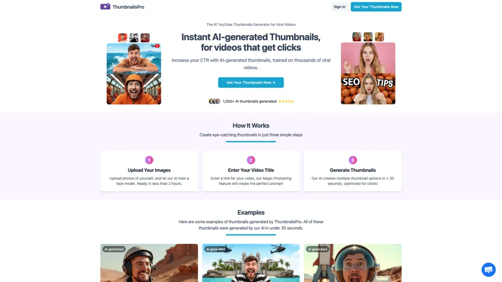 ThumbnailsPro 官网截图