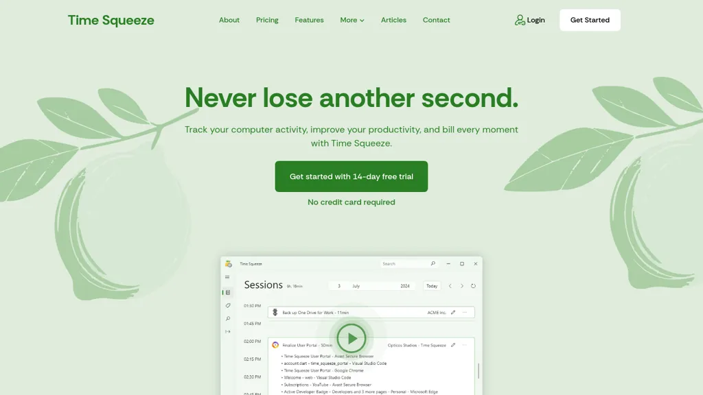 Time Squeeze 工具截图