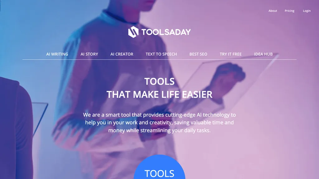 Toolsaday 官网截图