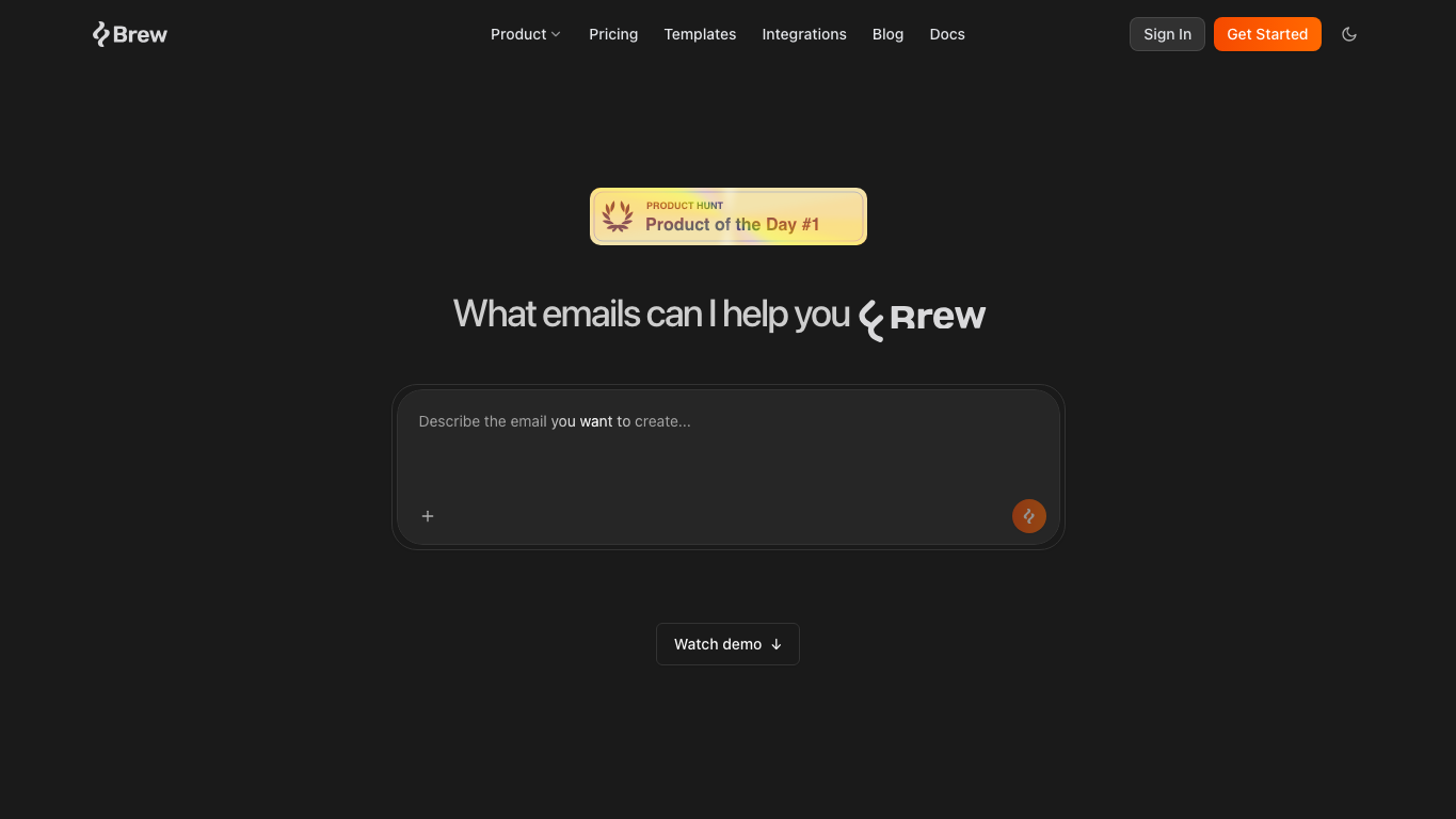 Brew.new 官网截图