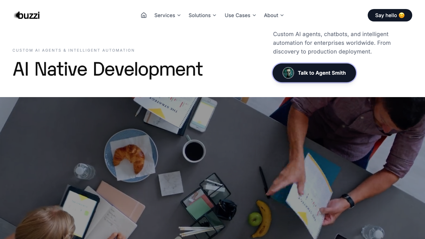 Buzzi.ai 工具截图