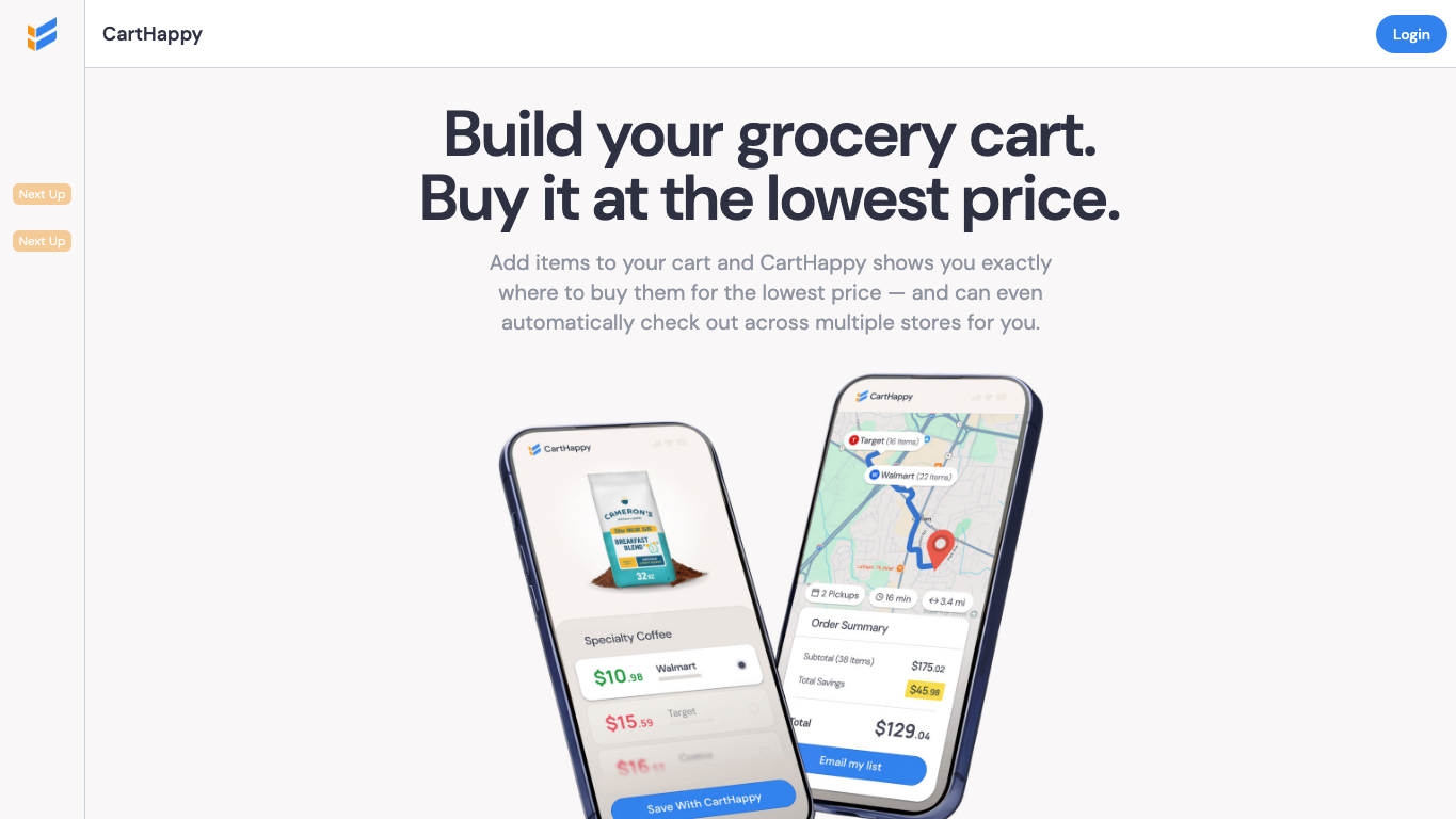 CartHappy 官网截图