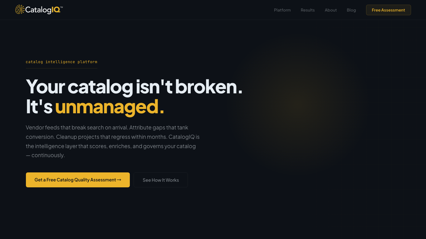 CatalogIQ by MagnetLABS ai 官网截图