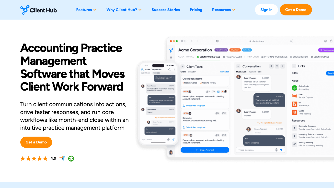 Client Hub 工具截图