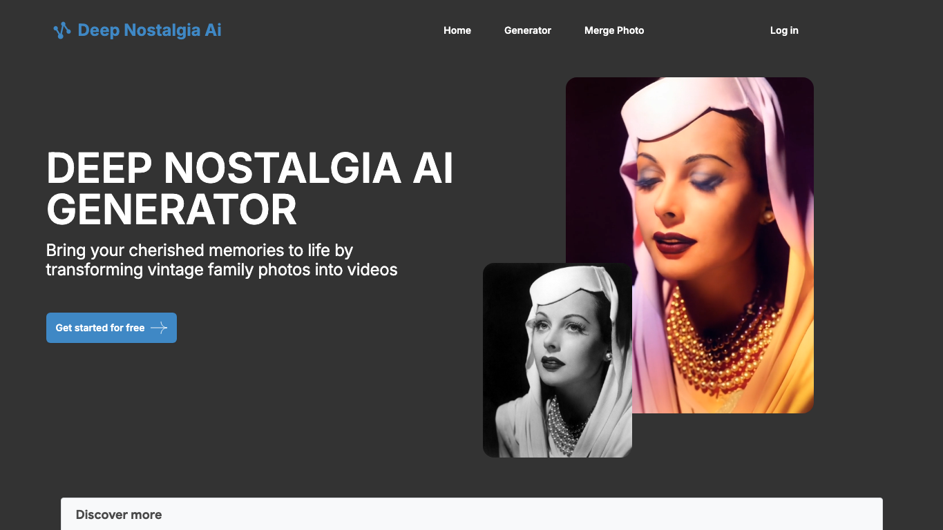 Deep NostalgiaAi 工具截图