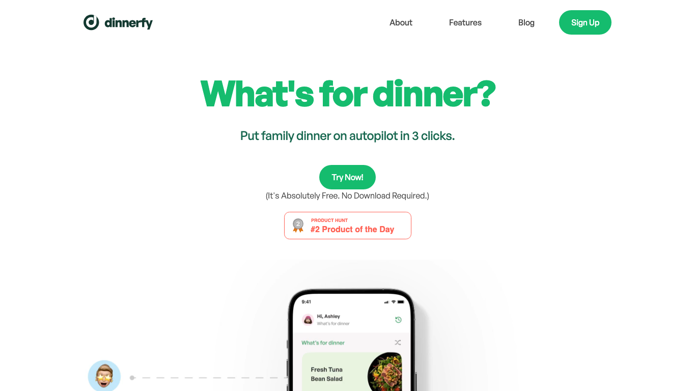Dinnerfy 工具截图
