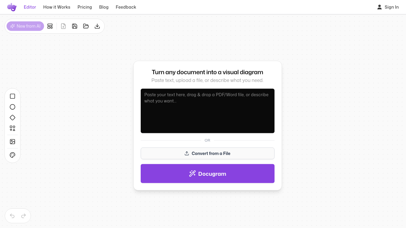 Docugram 官网截图