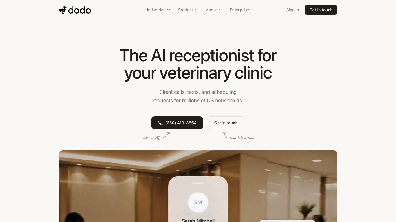 Dodo 官网截图