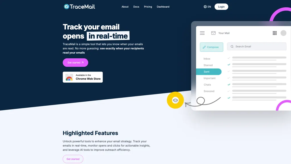 Tracemail 工具截图