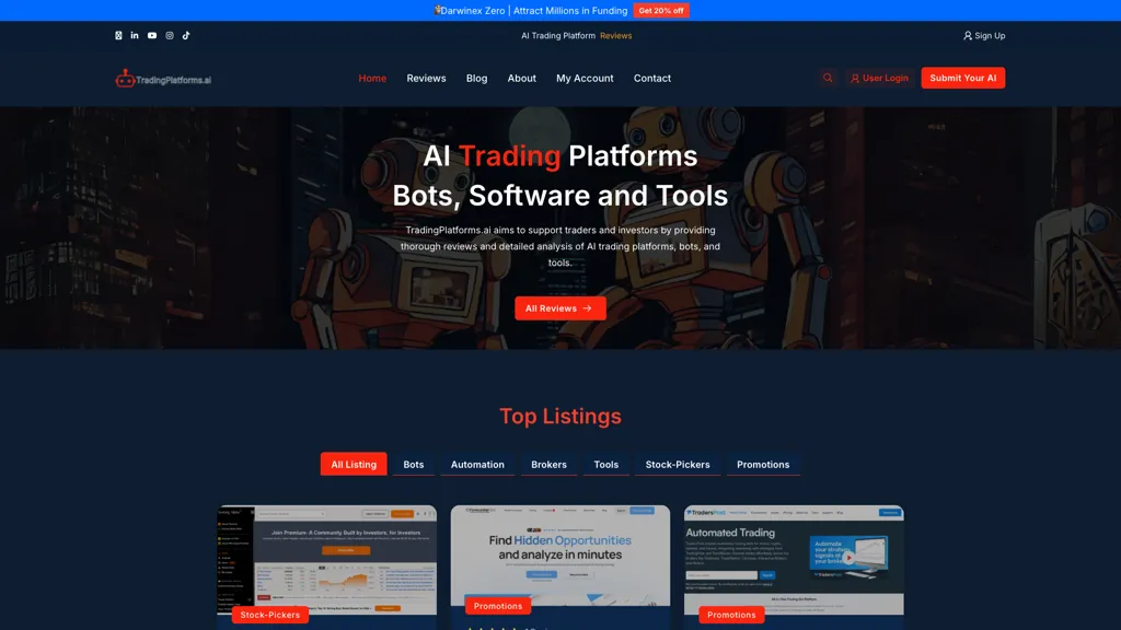 Tradingplatforms.ai 工具截图