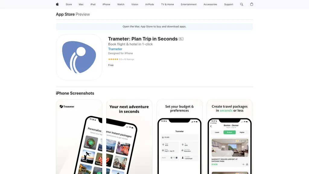 Trameter 工具截图