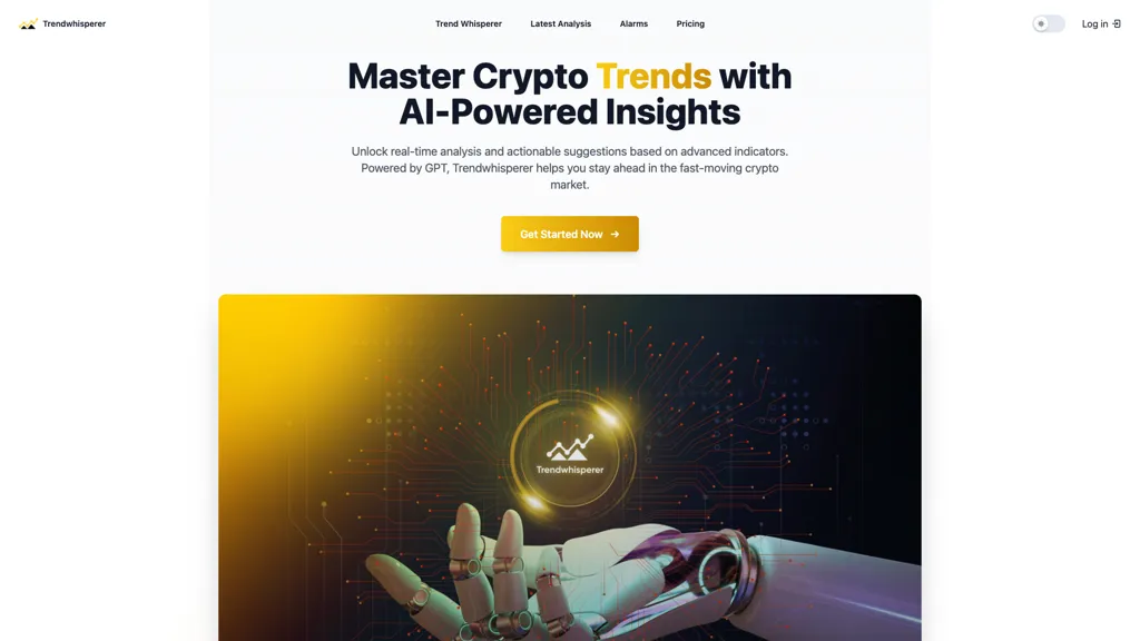 TrendWhisperer 官网截图
