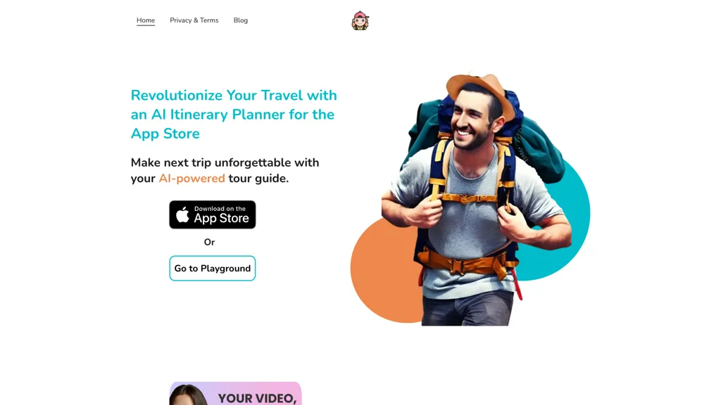 TRIPChatter AI 官网截图