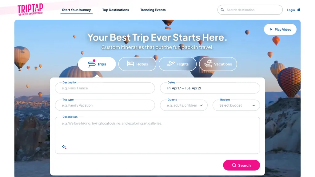 TripTap 工具截图
