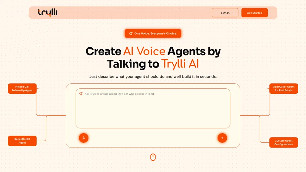 Trylli AI 工具截图