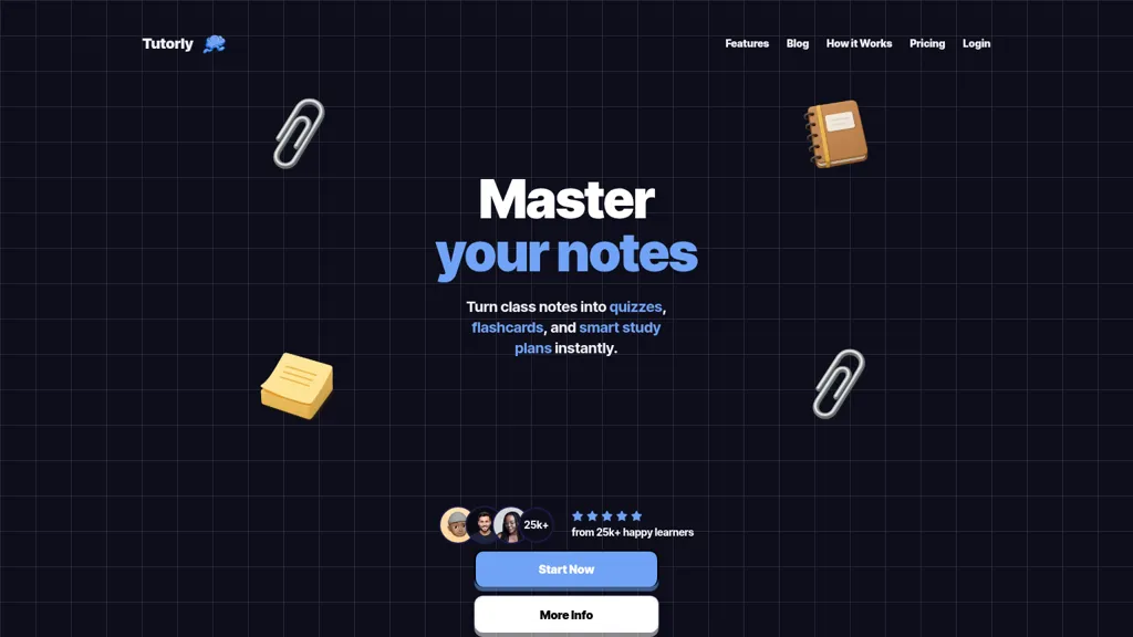 Tutorly 官网截图