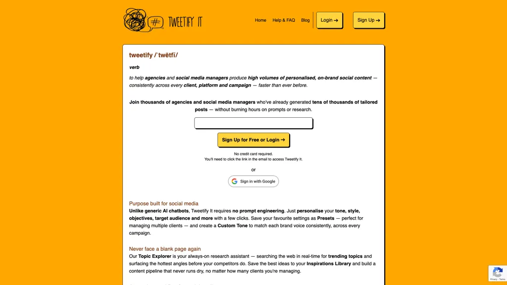 Tweetify It 工具截图