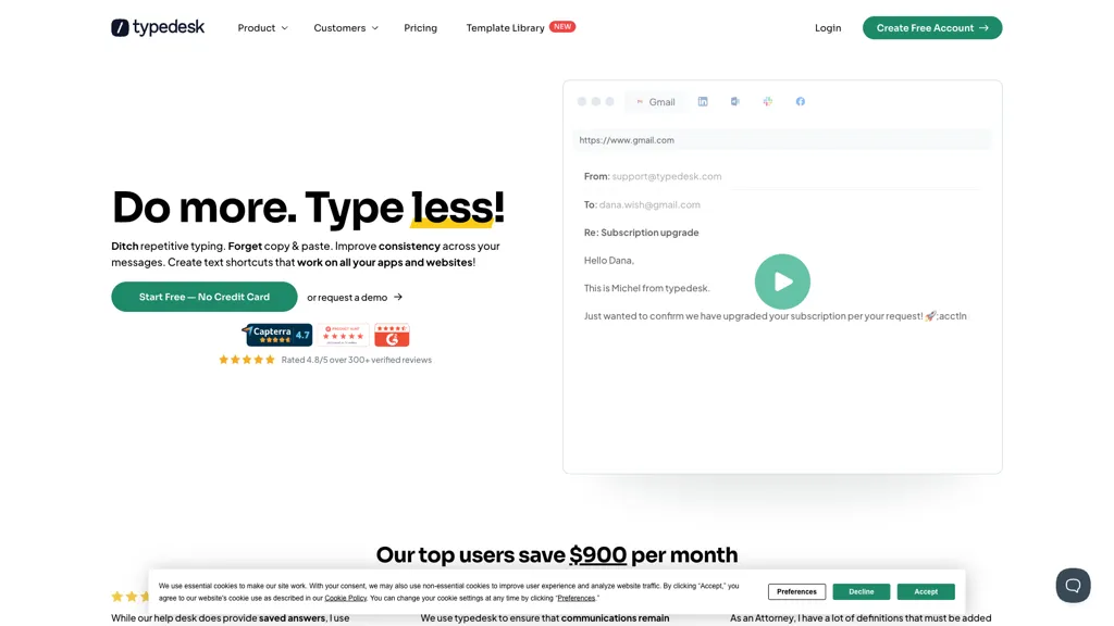 typedesk 工具截图