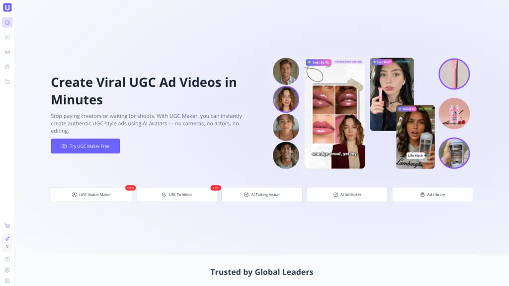 UGC Maker 官网截图