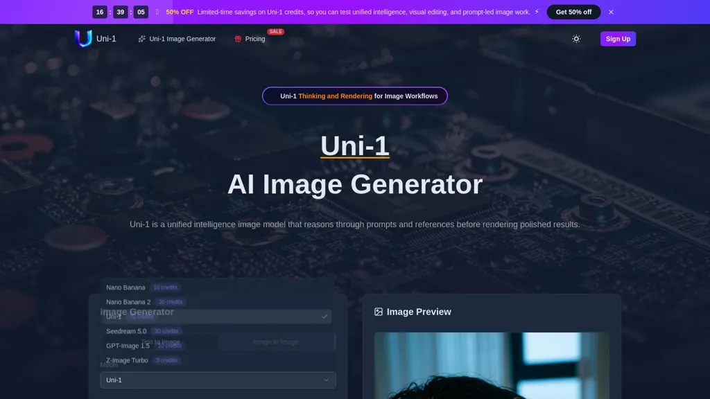 Uni-1ai.app 工具截图