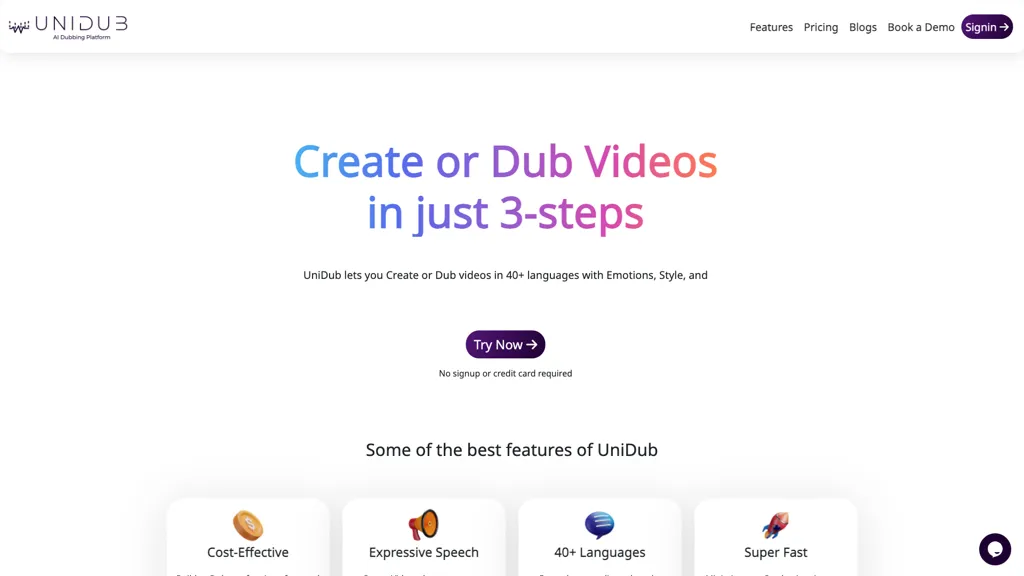 UniDub.co 工具截图
