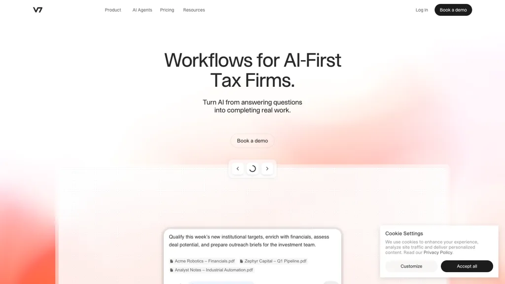 V7 Lab 官网截图