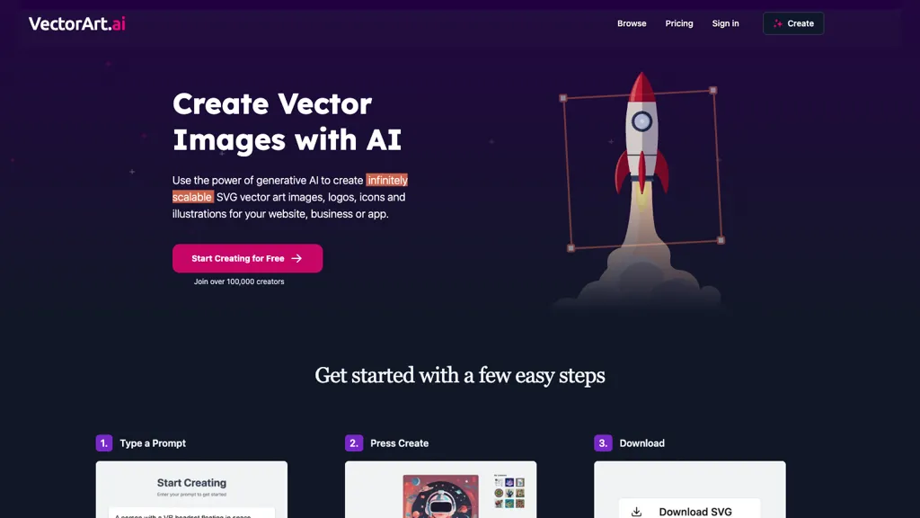 VectorArt.ai 工具截图