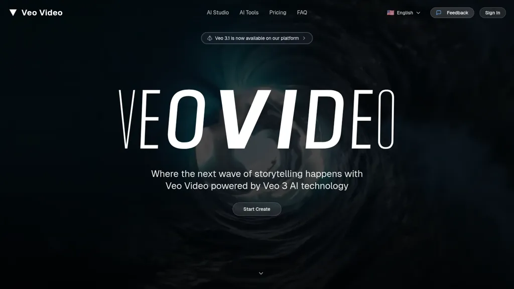 Veo Video 官网截图