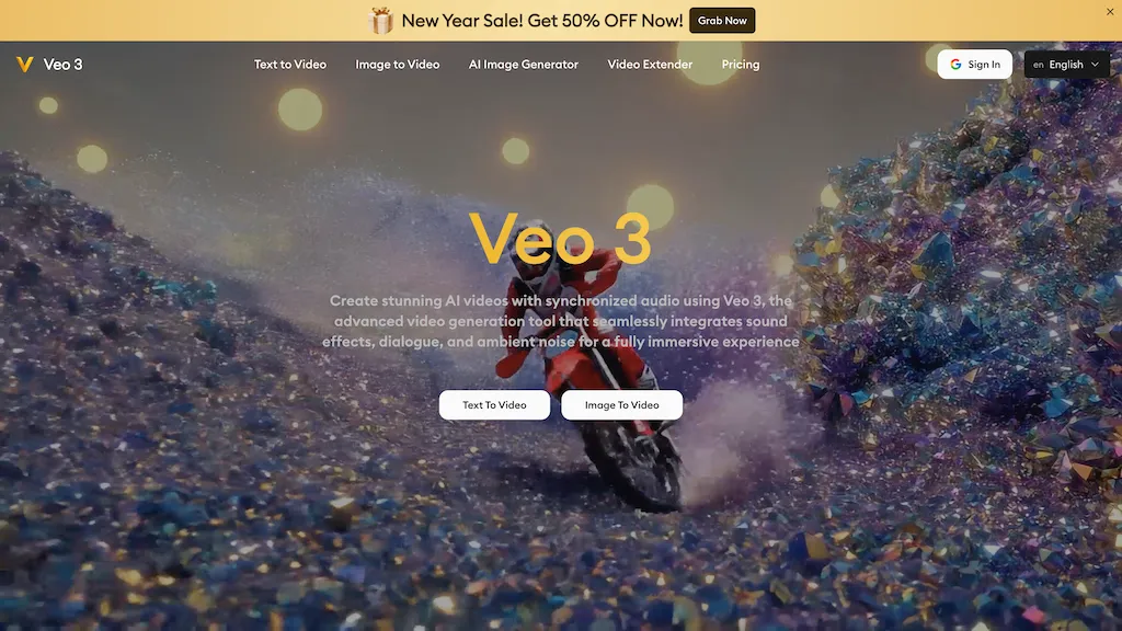 Veo3-ai.io 官网截图