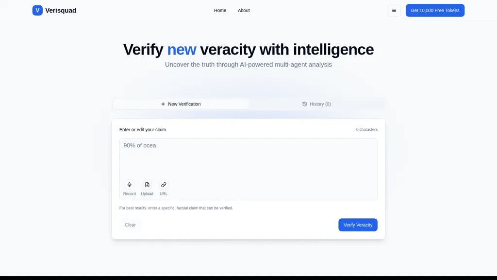Verisquad 官网截图