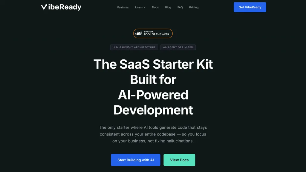 VibeReady 官网截图