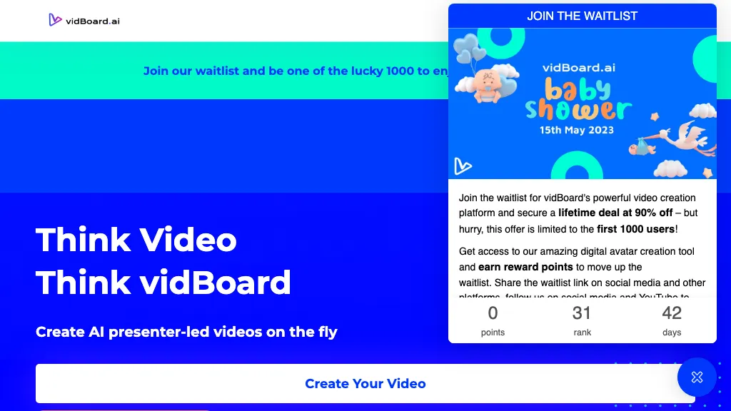 Vidboard AI 工具截图
