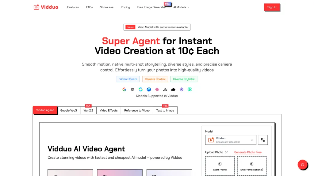 Vidduo Agent 工具截图