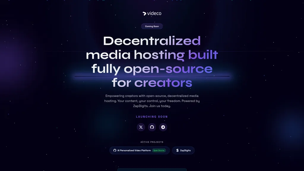 Videco.io 官网截图
