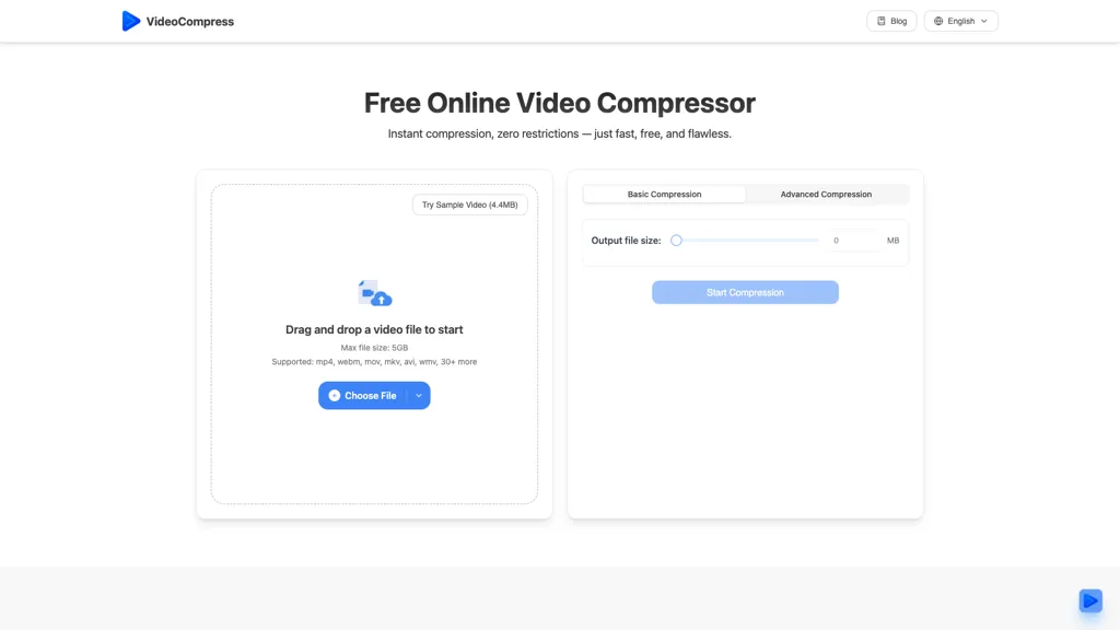 VideoCompress.ai 工具截图