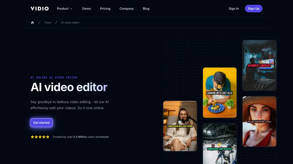 Vidio 工具截图