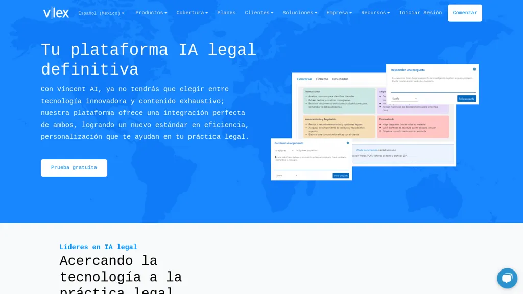 vlex.com.mx 官网截图