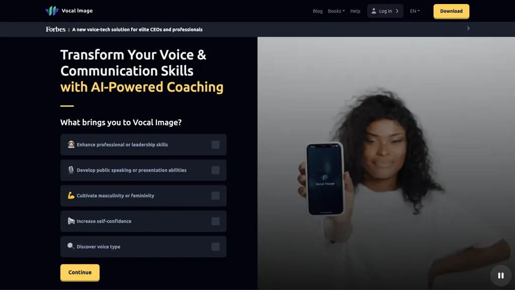 vocalimage.app 官网截图