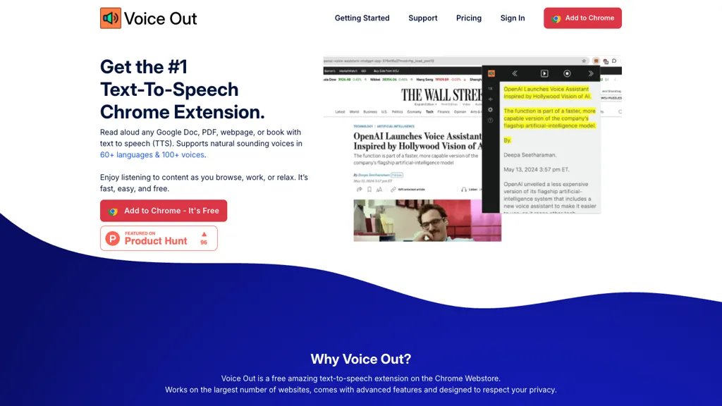 Voice Out 工具截图