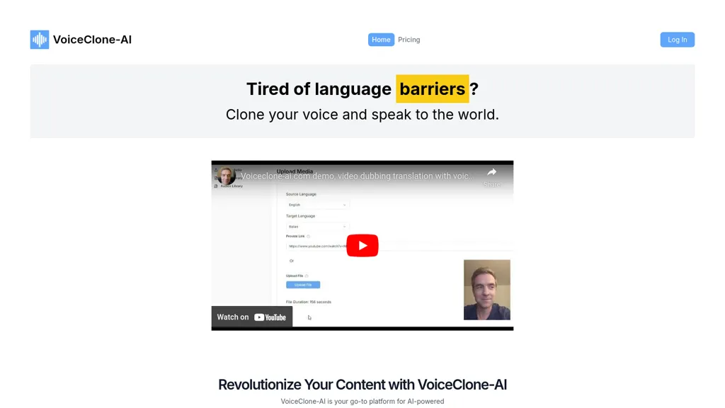 VoiceClone-AI 工具截图