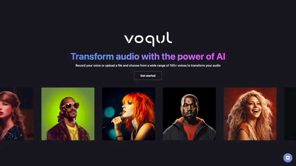 Voqul 官网截图